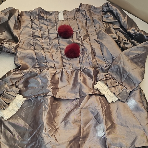 Creepy Clown Costume Kids Size XL - Picture 1 of 7